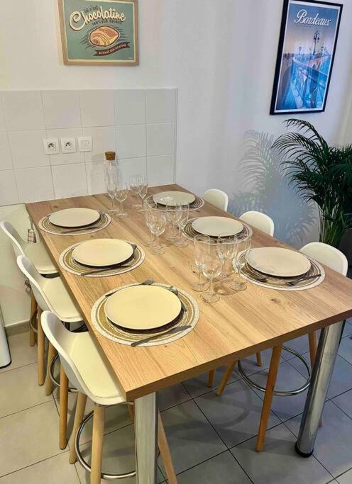 Appart Cosy 6 Personnes Floirac  Bagian luar foto